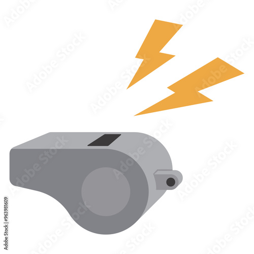 ホイッスルのイラスト