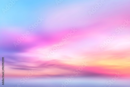 Dreamy Abstract Sky: A Blend of Pastel Colors at Dusk