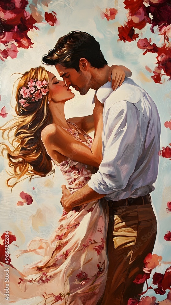 Obraz premium 88. An artist in a romantic style, passionate and expressive