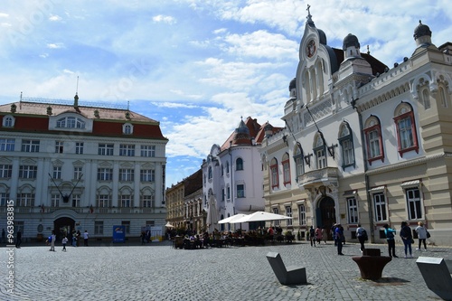 tidy square in Timisoara photo