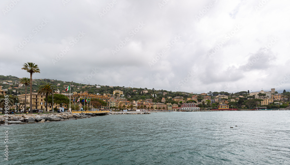 The shore of Santa Margherita Ligure The shore of Santa Margherita Ligure