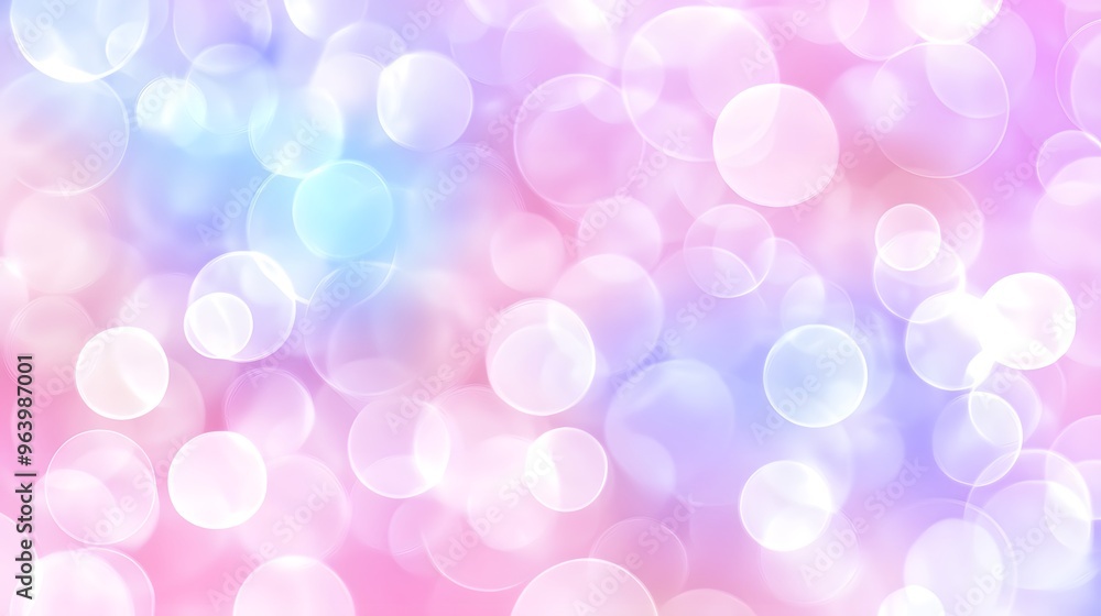 Abstract Pink and Blue Bokeh Background Abstract Pink and Blue Bokeh Background