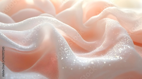 Delicate Tissue Revealing Soft Textural Beauty on Minimalist Surface