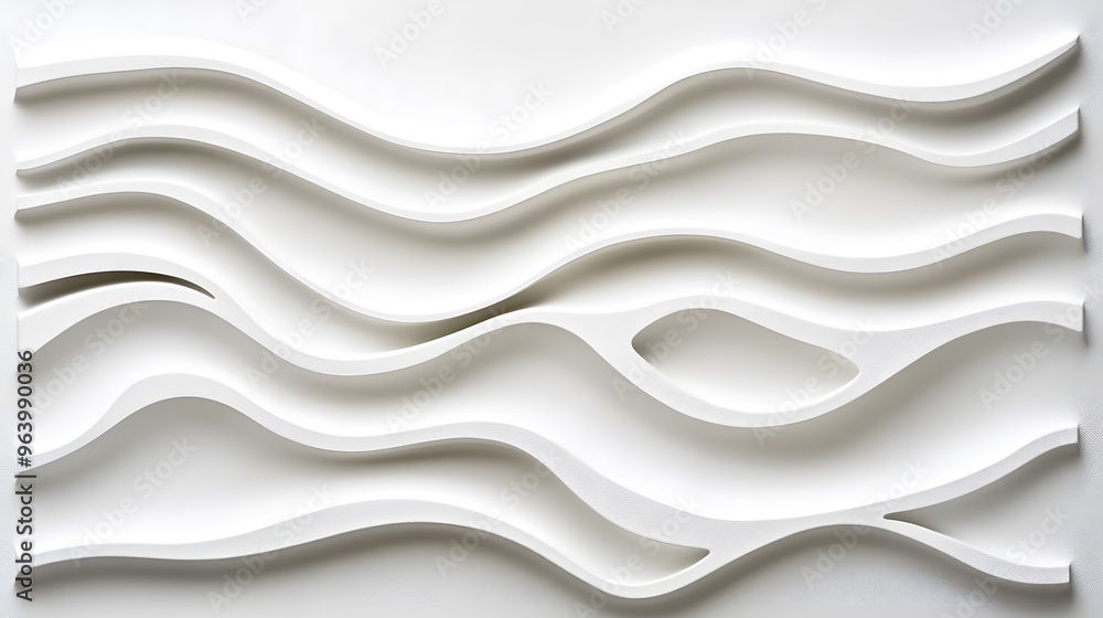 Abstract White Wave Pattern Background Texture Abstract White Wave Pattern Background Texture
