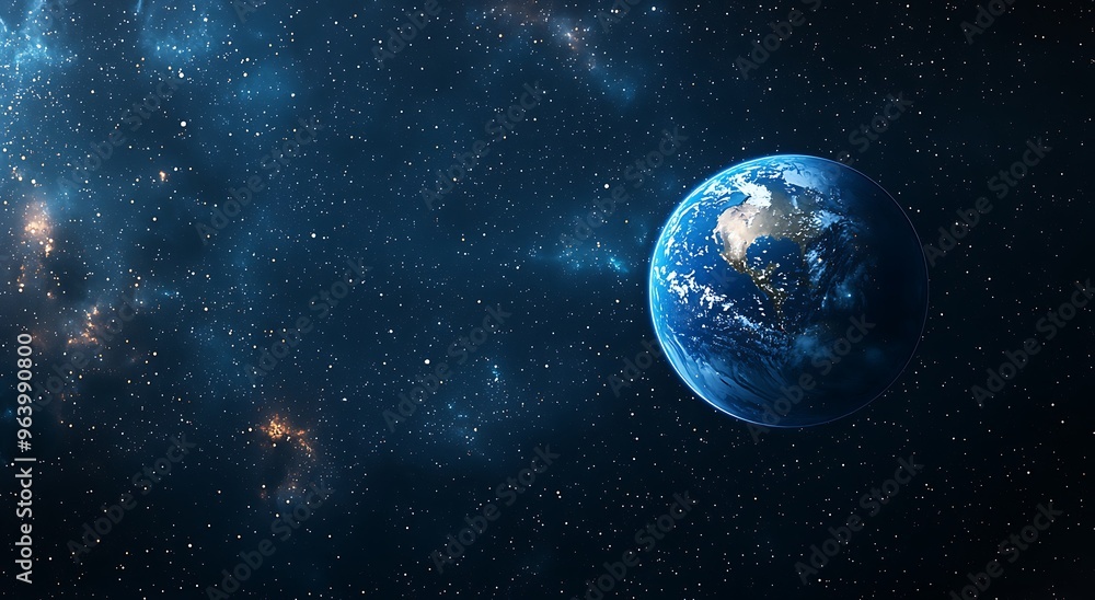A Stunning View of Earth Surrounded by the Mysteries of Space A Stunning View of Earth Surrounded by the Mysteries of Space