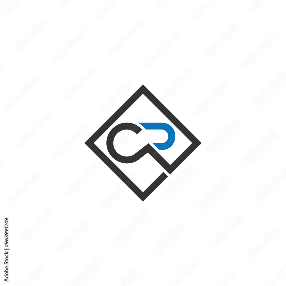 CR or RC letter logo design. Abstract outstanding professional business awesome artistic branding company different colors illustration. CR or RC letter logo design. Abstract outstanding professional business awesome artistic branding company different colors illustration.