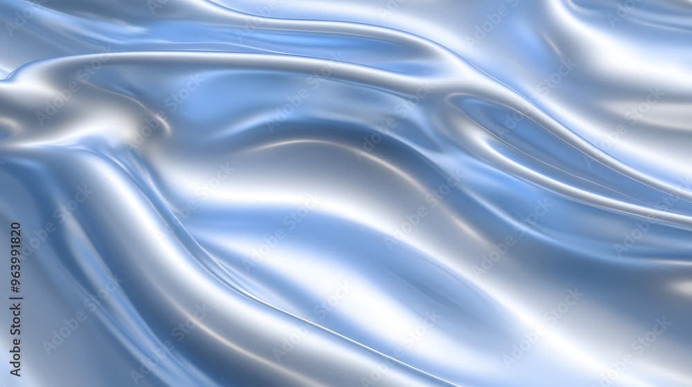 Abstract Blue and White Smooth Fabric Texture Background Abstract Blue and White Smooth Fabric Texture Background