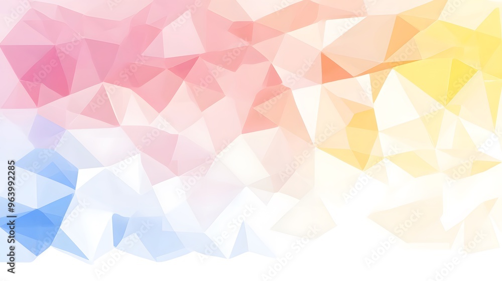 Abstract Geometric Pattern with Pastel Triangles Abstract Geometric Pattern with Pastel Triangles