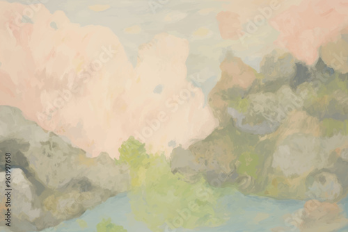 Under the sea painting art backgrounds.