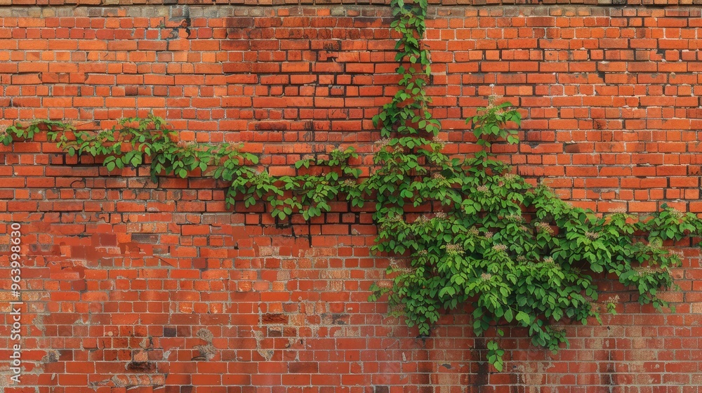 Red brick wall texture on building, suitable for interior design. Red brick wall texture on building, suitable for interior design.