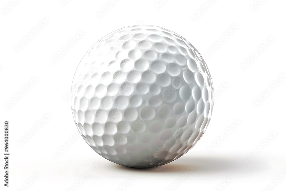 Golf ball isolated on white background. Golf ball isolated on white background.