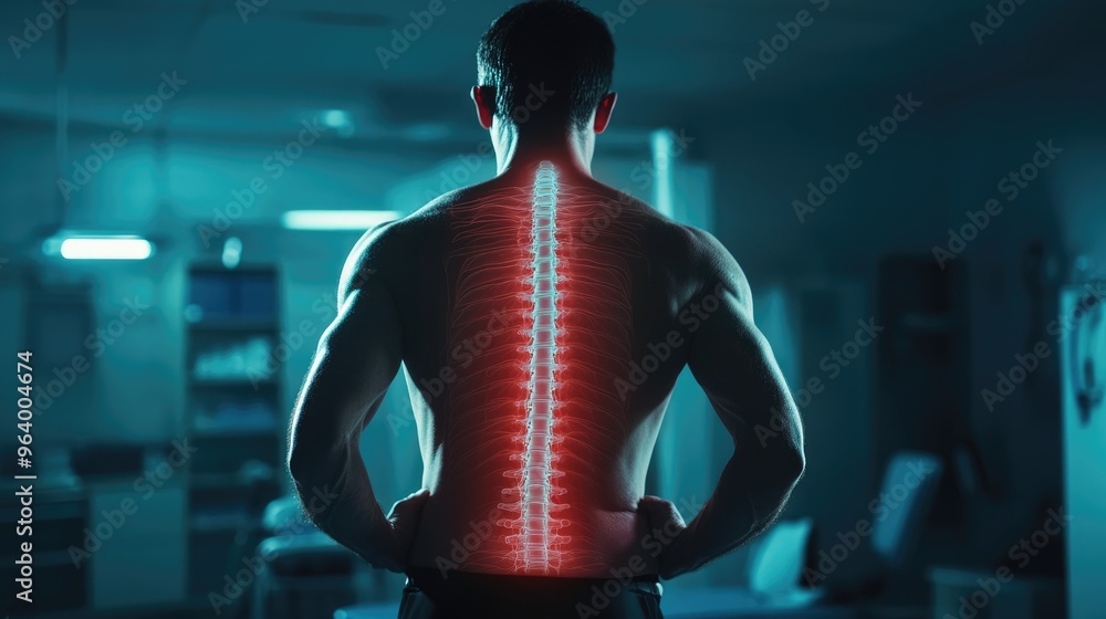 a man having backpain and hand holding lower back ,generative ai a man having backpain and hand holding lower back ,generative ai