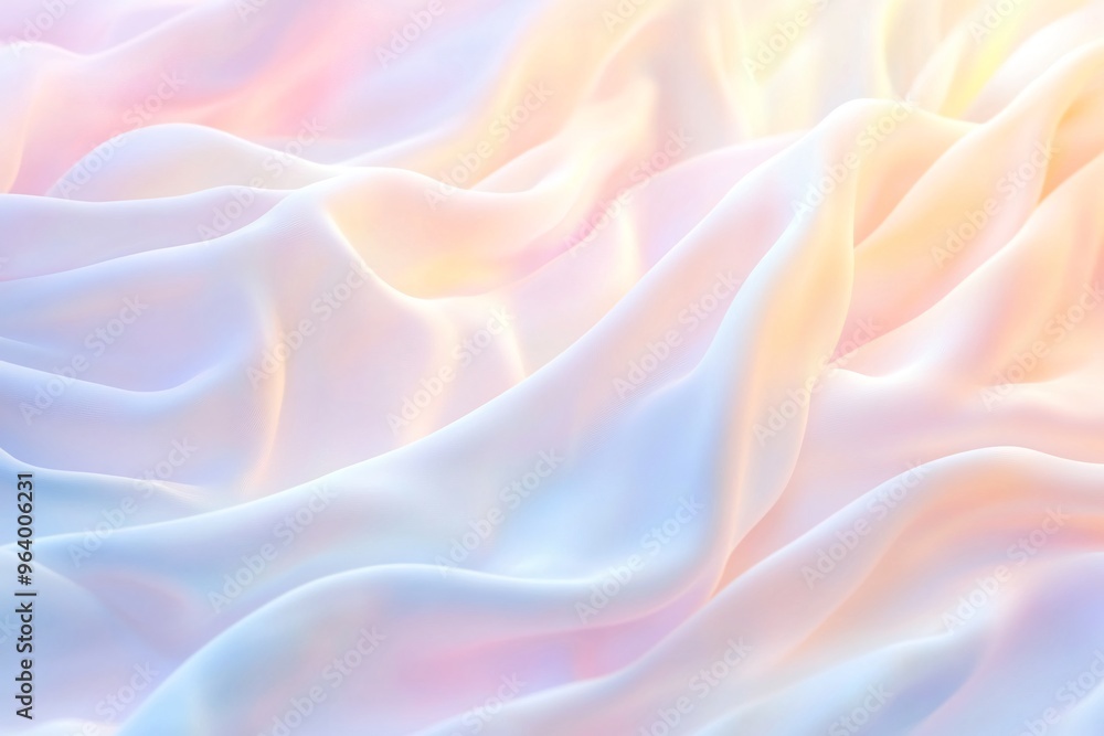 Obraz premium Soft Pastel Fabric Drape Texture Background