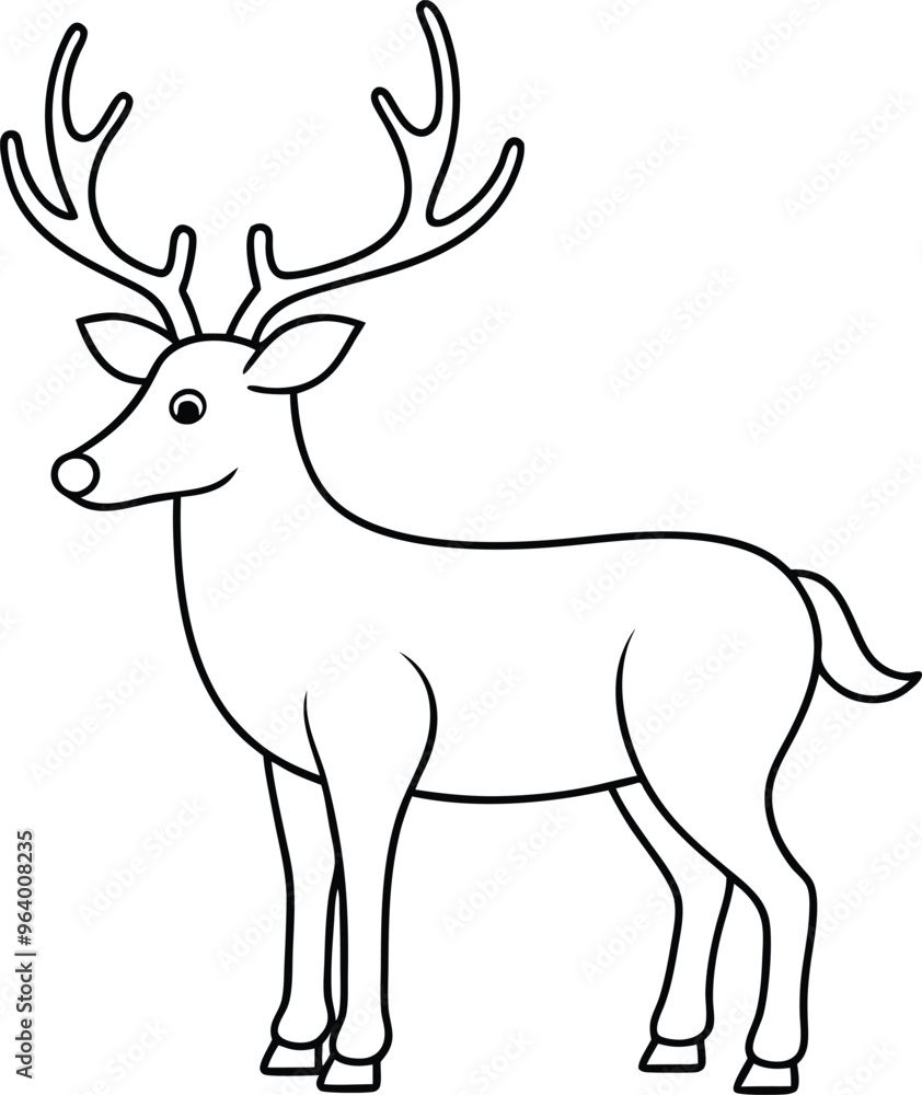 Elegant Reindeer with Impressive Antlers Vector Artwork Ideal for Festive Projects
Elegant Reindeer with Impressive Antlers Vector Artwork Ideal for Festive Projects