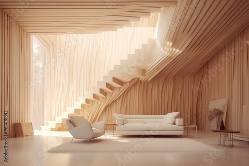 Elegant Modern Minimalist Living Room Design