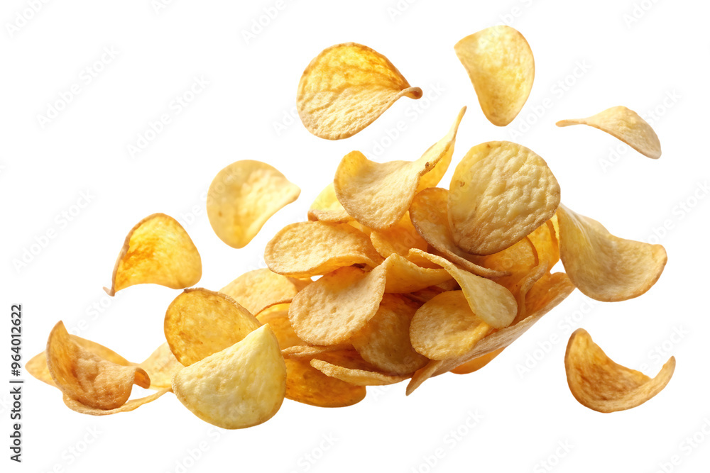Crispy Chips on Transparent Background, Tasty Chips Scattered PNG, Fresh Fried Chips Stock Image, Scattered Potato Chips Isolated Crispy Chips on Transparent Background, Tasty Chips Scattered PNG, Fresh Fried Chips Stock Image, Scattered Potato Chips Isolated