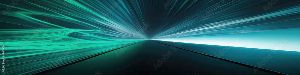 High-Speed Futuristic Light Streaks Tunnel High-Speed Futuristic Light Streaks Tunnel