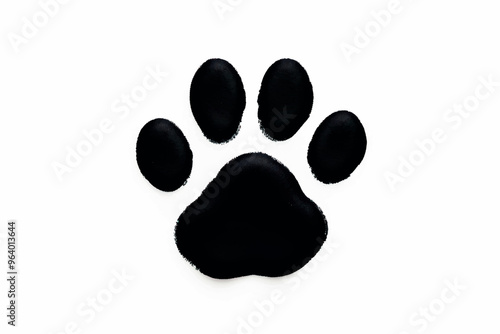 Black paw print symbol