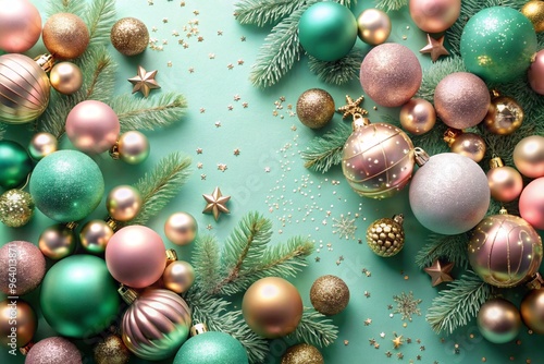 christmas balls on a tree