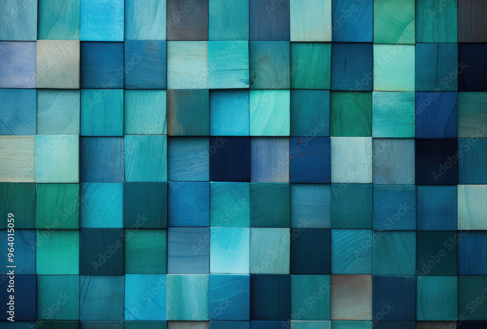 Abstract Blue Squares Textured Background Abstract Blue Squares Textured Background