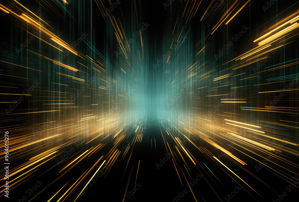 High-Speed Data Network Abstract Light Trails High-Speed Data Network Abstract Light Trails