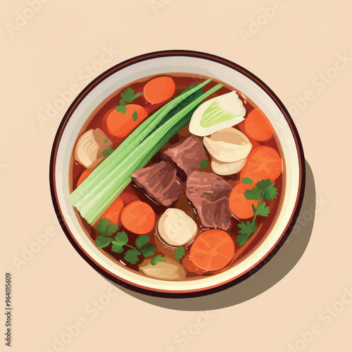 Hearty vegetable beef stew