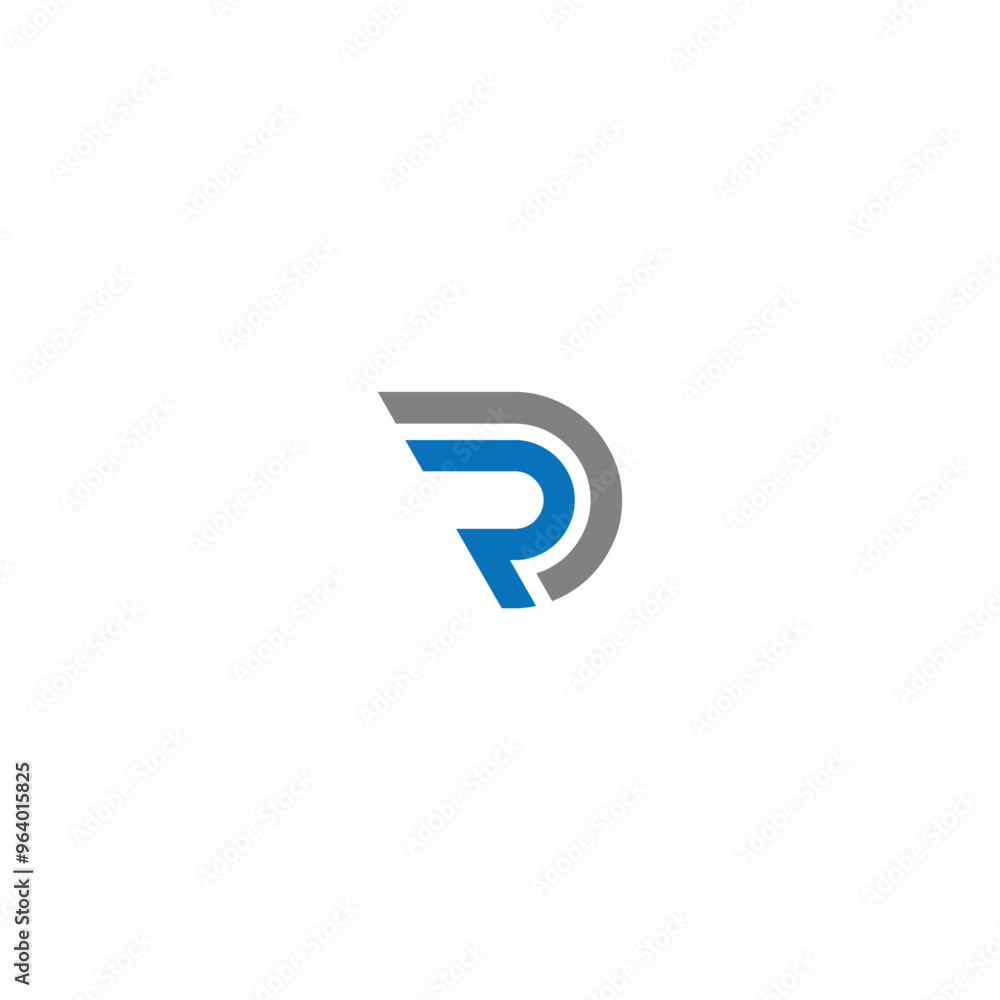 DR or RD abstract letter outstanding professional business awesome artistic branding company different colors illustration. Logo or icon or monogram design. DR or RD abstract letter outstanding professional business awesome artistic branding company different colors illustration. Logo or icon or monogram design.