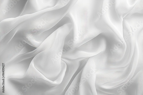 white silk fabric background copy space , ai