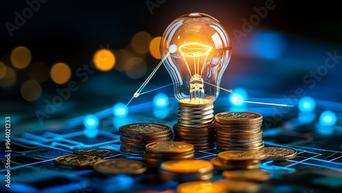 light bulb and money photo