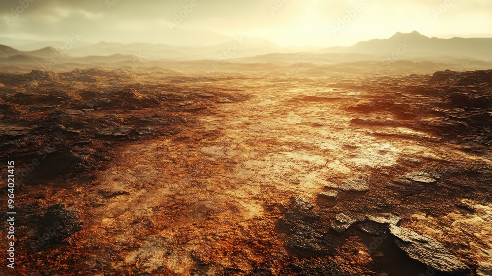 Barren land illustrated with textured patterns, emphasizing the harshness and emptiness through rich, varied textures and detailed surface effects. Barren land illustrated with textured patterns, emphasizing the harshness and emptiness through rich, varied textures and detailed surface effects.