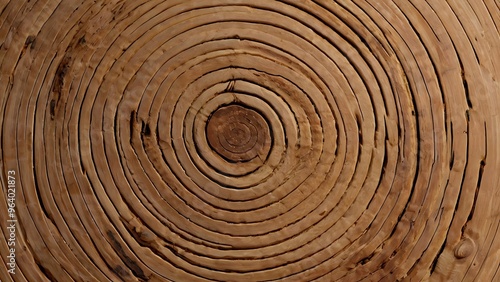 Spiral close-up view of a wooden surface with a natural rustic style, Abstract wooden background