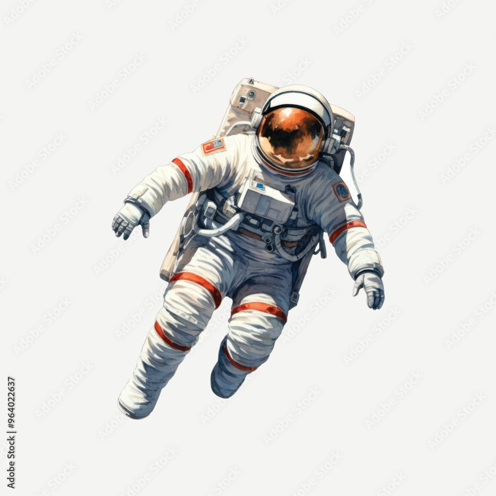 Astronaut floating in space Astronaut floating in space