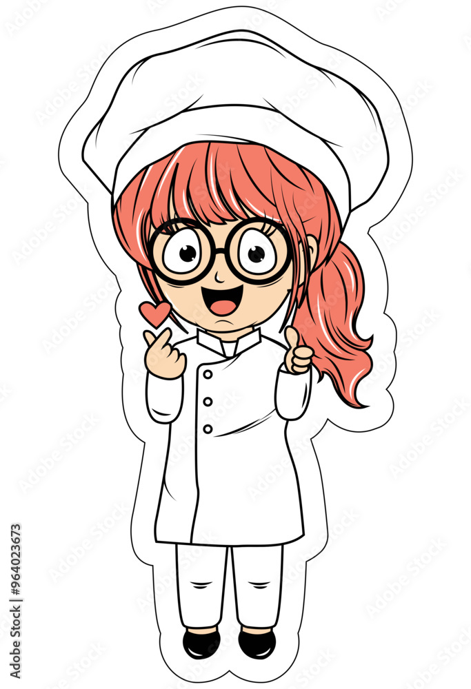 Cute Little Chef Cartoon Cute Little Chef Cartoon