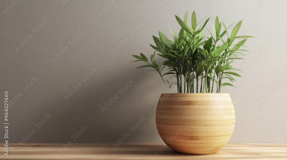 A stylish wooden planter with lush green plants, perfect for enhancing the aesthetic of any living space. A stylish wooden planter with lush green plants, perfect for enhancing the aesthetic of any living space.