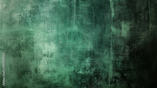 Aged Dark Green and Black Background with Subtle Texture