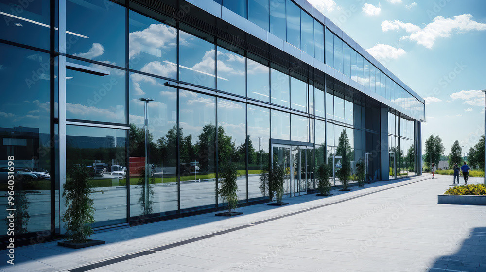 Modern Glass Office Building Exterior Modern Glass Office Building Exterior