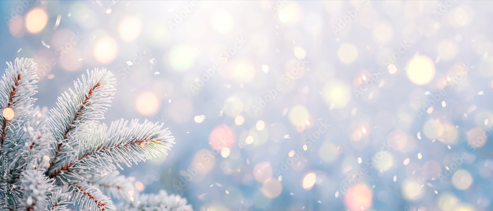 Christmas background with fir branch Christmas background with fir branch