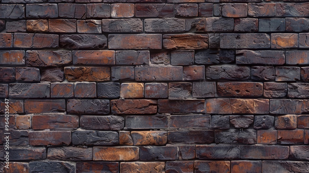 Fototapeta premium Aged brick wall pattern