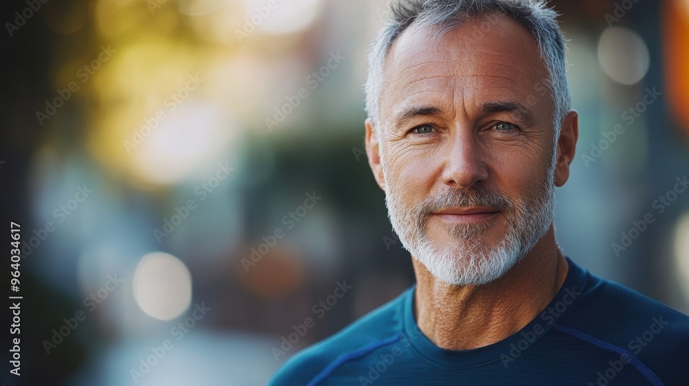 Healthy Living Wisdom: Middle-Aged Man Podcasting Fitness Tips for Active Aging Healthy Living Wisdom: Middle-Aged Man Podcasting Fitness Tips for Active Aging