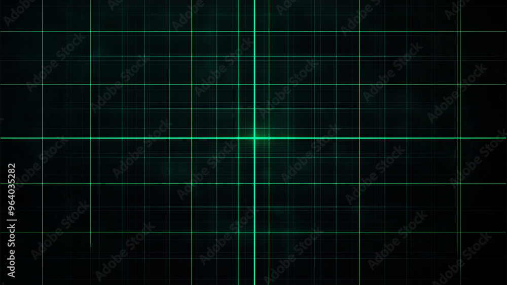 Minimalist Dark Grid with Green Accents and Cross Marks Minimalist Dark Grid with Green Accents and Cross Marks