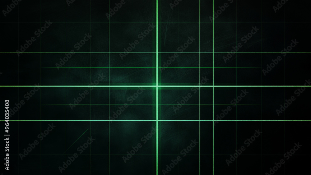Minimalist Dark Grid with Green Accents and Cross Marks Minimalist Dark Grid with Green Accents and Cross Marks