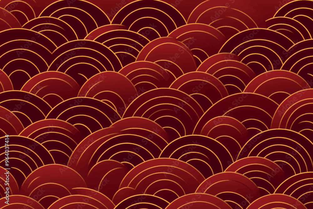 Elegant red wave pattern Elegant red wave pattern