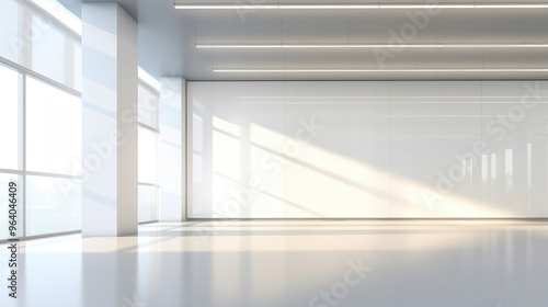 Minimalist Modern Office with Natural Light