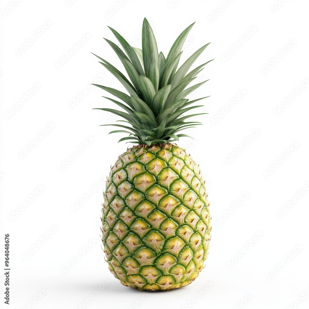 Pineapple isolated on a white background Pineapple isolated on a white background