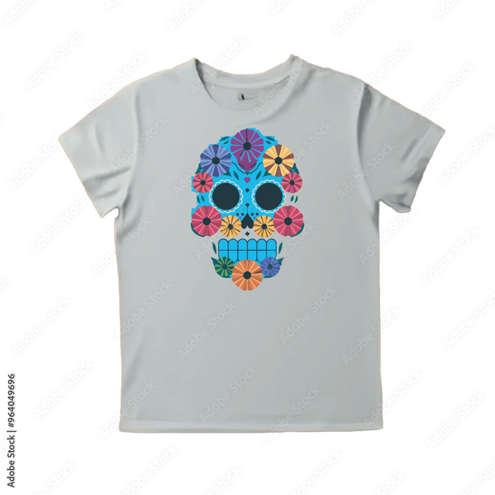 Minimal Days of the Dead T Shirt Design Minimal Days of the Dead T Shirt Design