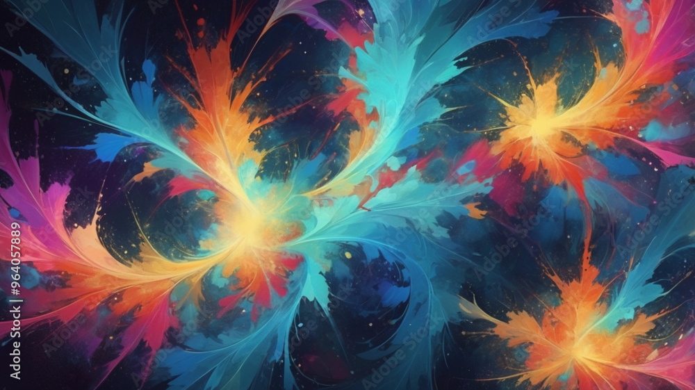 abstract fractal background abstract fractal background