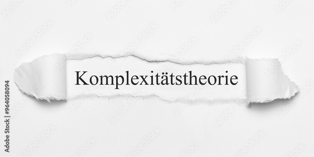 Fototapeta premium Komplexitätstheorie 