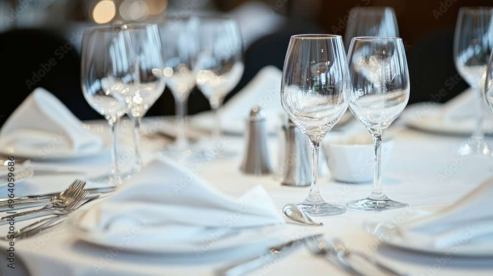 Elegant table setting for a formal meeting or dinner, featuring representatives from different organizations coming together, with a focus on the shared goals and collaboration Elegant table setting for a formal meeting or dinner, featuring representatives from different organizations coming together, with a focus on the shared goals and collaboration