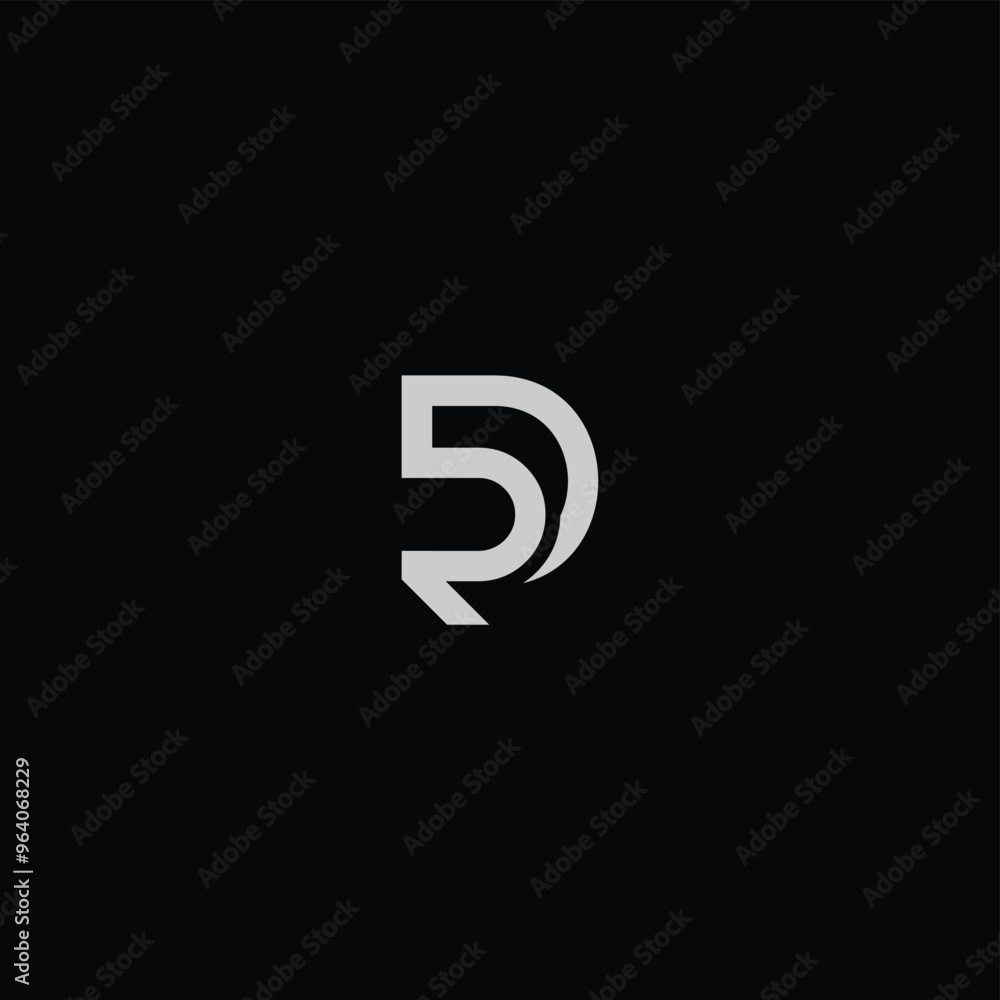 DR or RD abstract letter outstanding professional business awesome artistic branding company different colors illustration. Logo or icon or monogram design. DR or RD abstract letter outstanding professional business awesome artistic branding company different colors illustration. Logo or icon or monogram design.