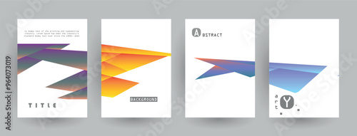 Modern abstract covers set, Modern colorful wave liquid flow poster. Cool gradient shapes composition, vector covers design.	